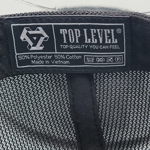 Top Level Hat Cap Snap Back Mesh Embroidered Mexico Flag Eagle Trucker Mens - Picture 6 of 8